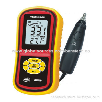 GM63B Vibration Meter, Acceleration, Velocity/Displacement Measurements/High-accuracy/Easy Operating